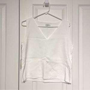 Aritzia Babaton Murphy Shirt NWT Stretchy White Tank Top Size XS